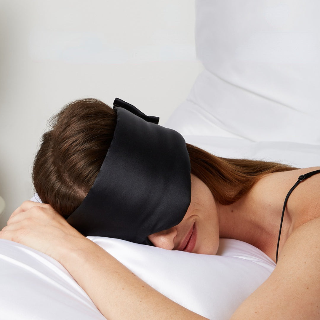 Silk Sleep Mask-Black