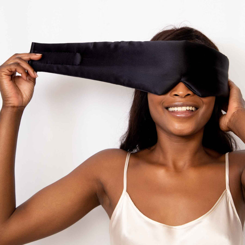 Silk Sleep Mask-Black