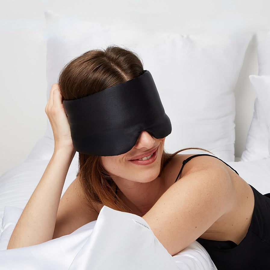 Silk Sleep Mask-Black