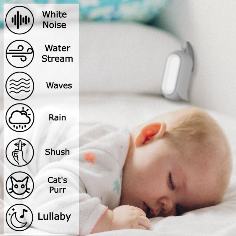 Smart Baby Sleep Soother with White Noise and Night Light
