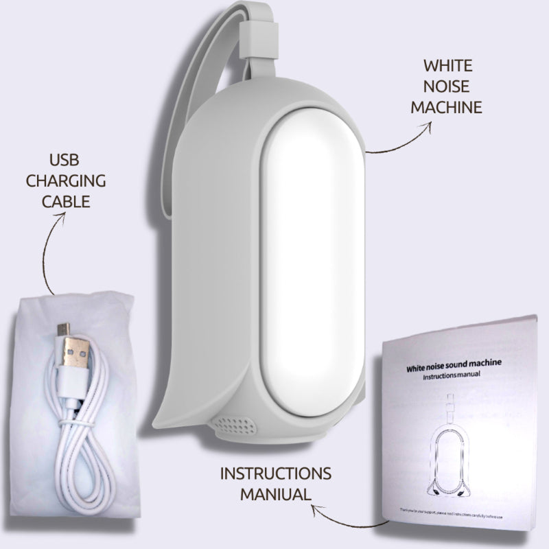 Smart Baby Sleep Soother with White Noise and Night Light